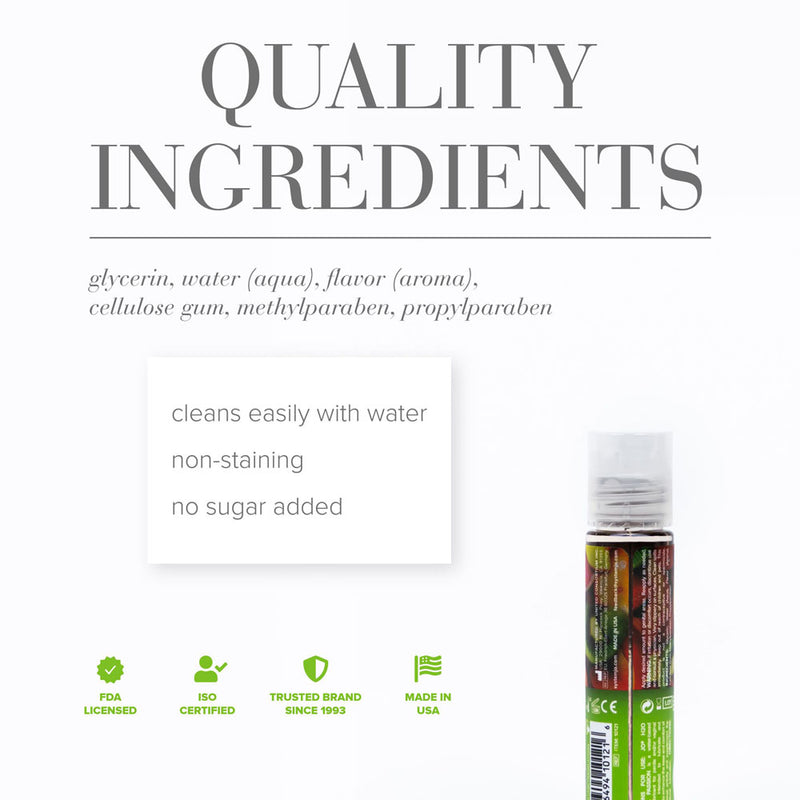 JO H2O Tropical Passion Lube - 30 mL - Tropical Flavoured Water Based Lubricant - 30 ml Bottle