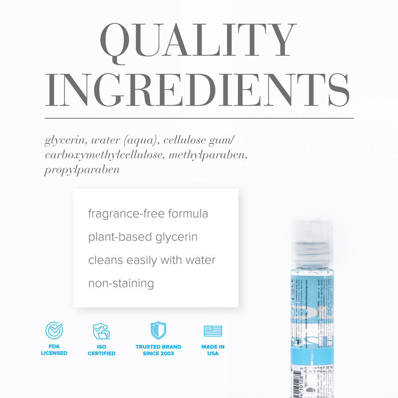 JO H2O Original Lube - 30 mL - Water Based Lubricant - 30 ml Bottle