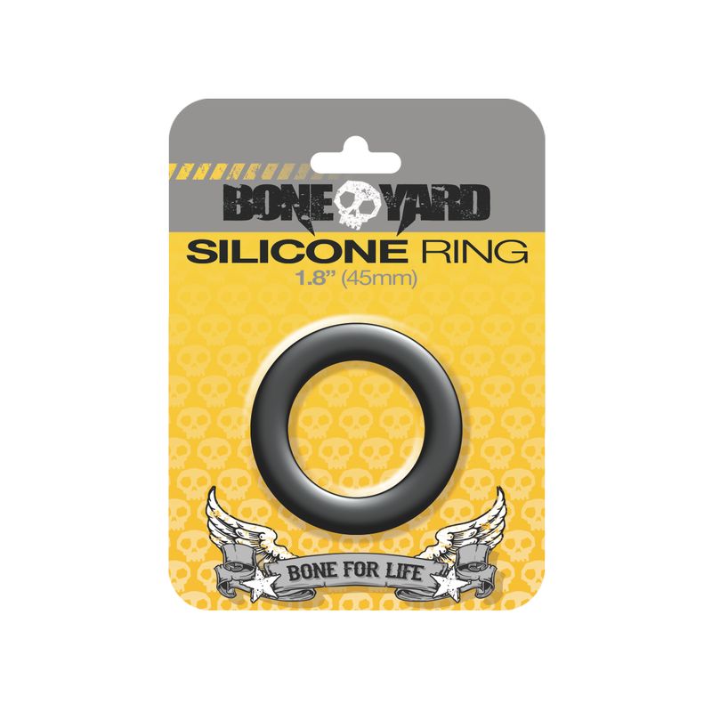 Boneyard Silicone Ring 45mm Black