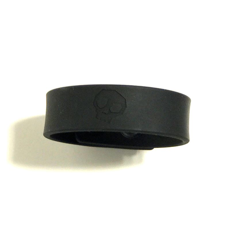 Boneyard Silicone Cock Strap - 3 Snap Ring - Black