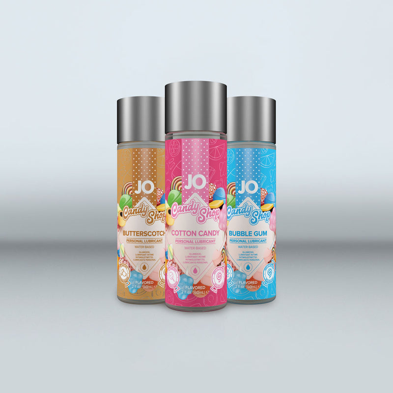JO Candy Shop Bubblegum Lube - 60 mL - Bubblegum Flavoured Water Based Lubricant - 60 ml Bottle