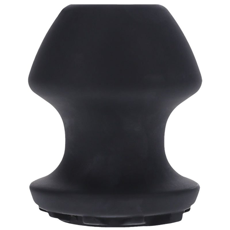 Fort Troff - Kum Keeper - Medium - Black Medium Hollow Butt Plug with Removeable Stopper