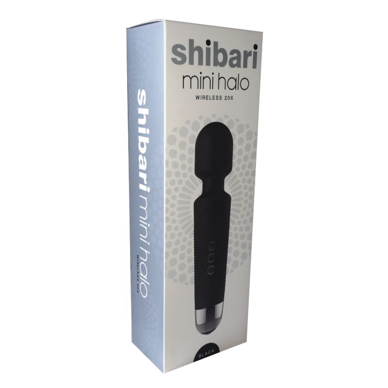 Shibari Mini Wand Halo 20X Black