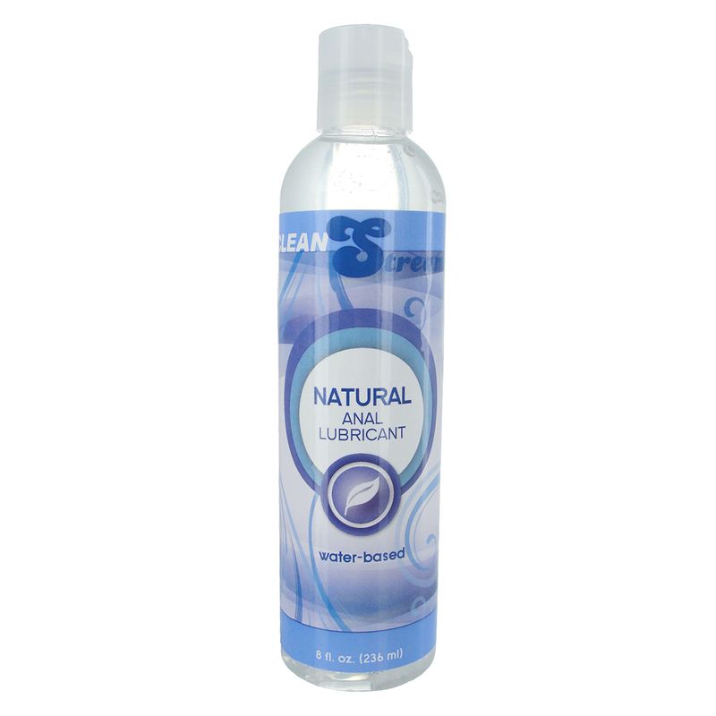 Natural Water Based Anal Lube 8oz/236ml