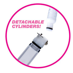 Nipple Pumping System with Dual Cylinders