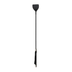 Wide Crop Whip Black