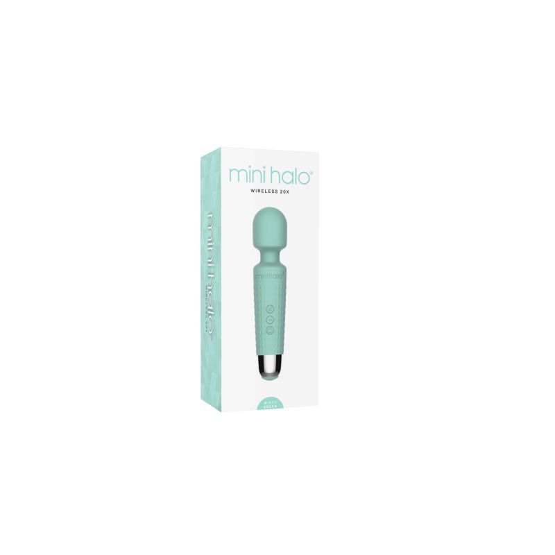 Shibari Mini Wand Halo 20X Minty Green