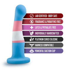 Avant Pride P2 True Blue Silicone Dildo