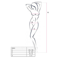 Bodysuit Open Cup White BS031