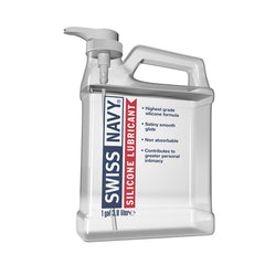 Swiss Navy Silicone Lubricant 1gal/3.8L