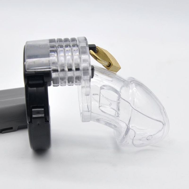 Brutus Alpha Chastity Cage Clear