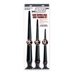 Slim Tapered Anal Hose Training Set