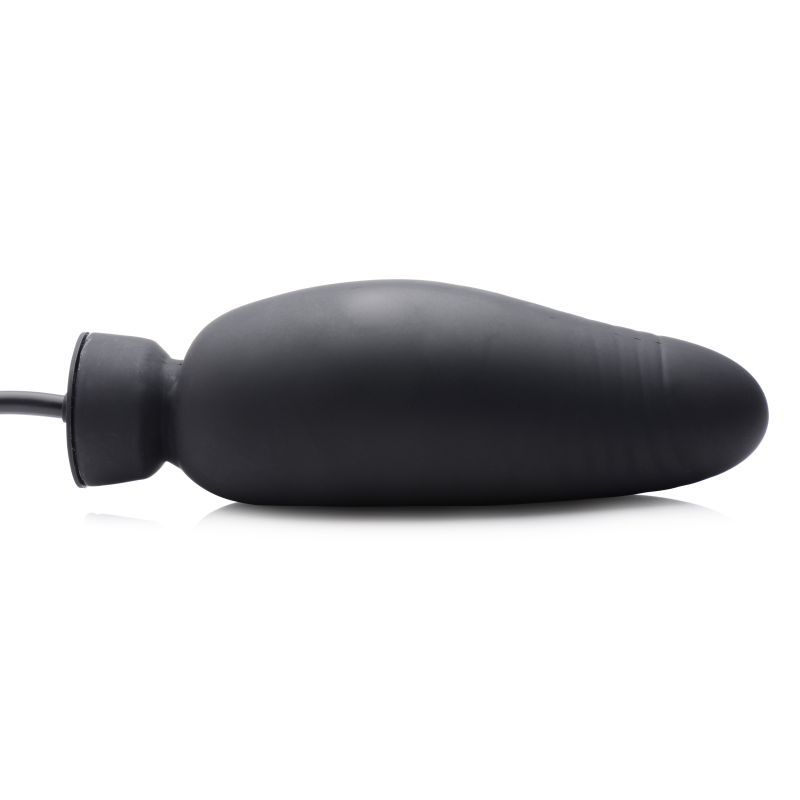 Dick Spand Inflatable Silicone Dildo Black
