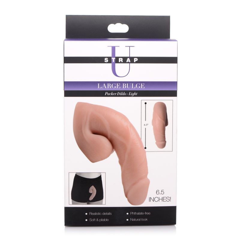Large Bulge Soft Packer Dildo Light Skin Tone