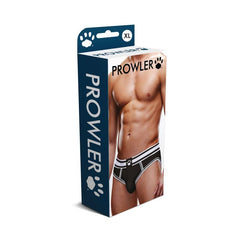 Prowler Open Back Brief Black/White