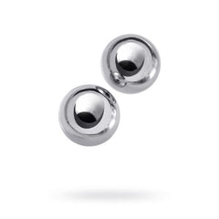 Silver Metal 2 Pc Vaginal Balls 25mm