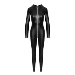 Power Wetlook Catsuit w Front Zipper