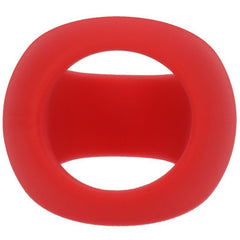 Stirrup Silicone Cock Ring Crimson