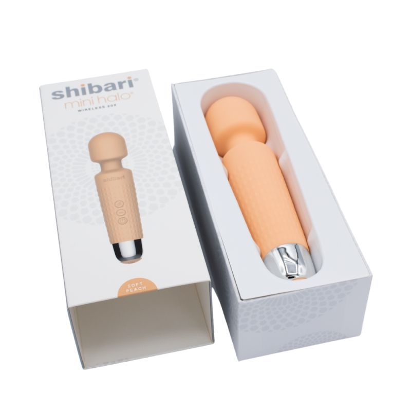 Shibari Mini Wand Halo 20X Peach