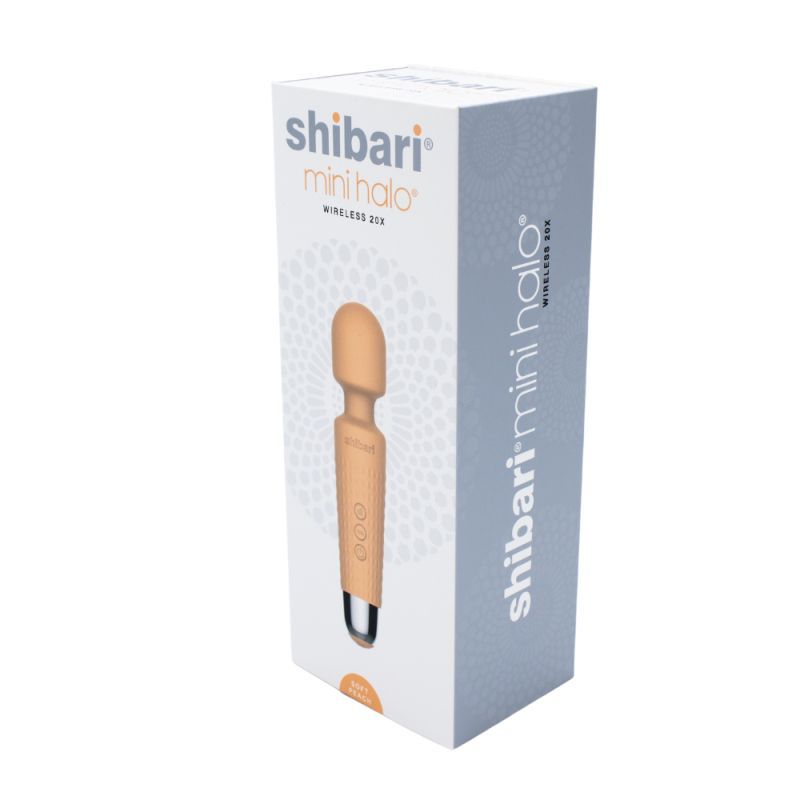 Shibari Mini Wand Halo 20X Peach