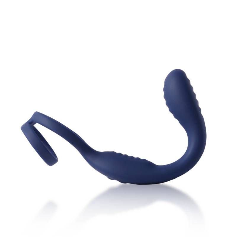 VibraDuo Vibrating Anal Probe and Perineum Stim with Cockring