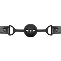 Breathable Silicone Ball Gag Black