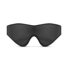 Faux Leather Blindfold Black