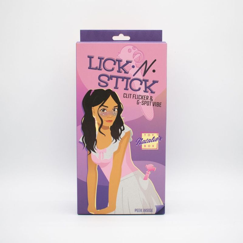 Lick N' Stick Clit Flicker G-Spot Vibrator