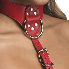 Red Female Chest Harness M/L