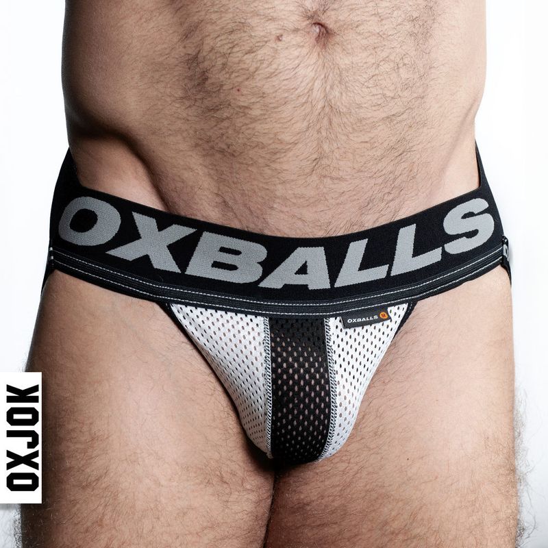 Oxballs Airmesh Swagger Jockstrap Tar Black