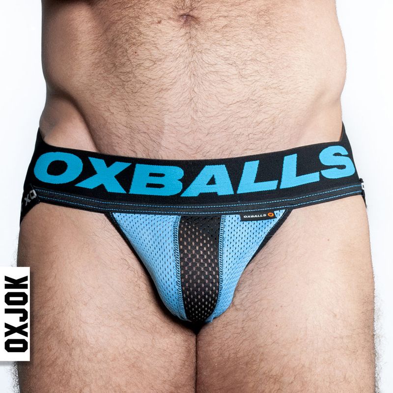 Oxballs Airmesh Swagger Jockstrap Tar Black