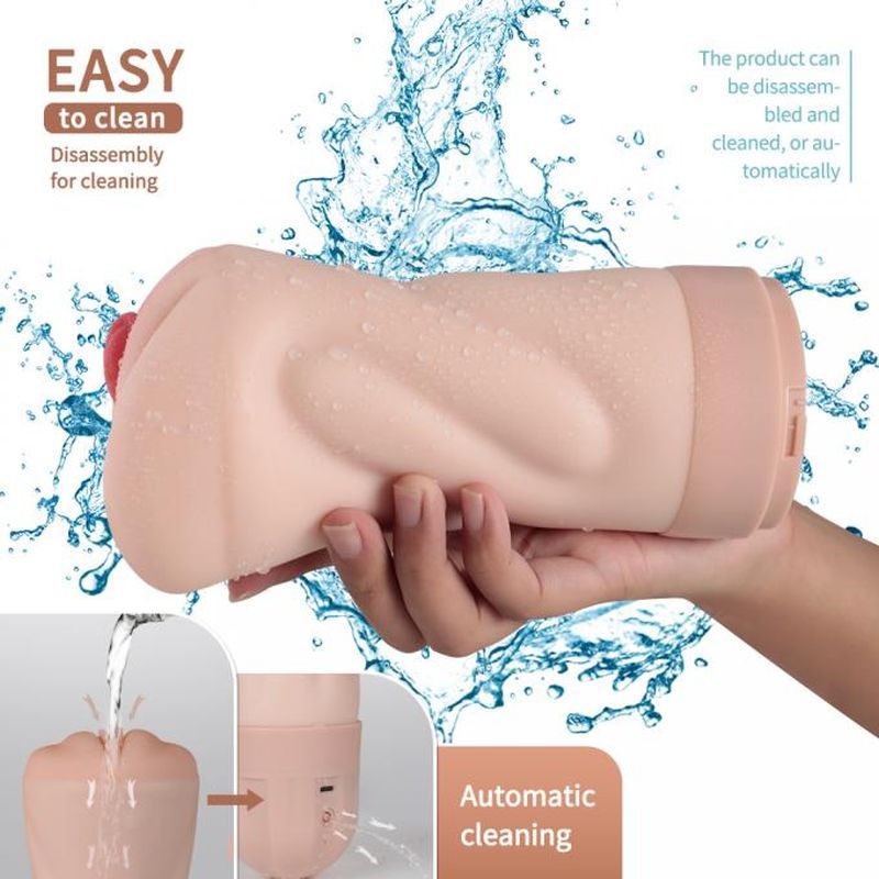 Suctroker Dual Hardness Vibrating Sucking Pussy