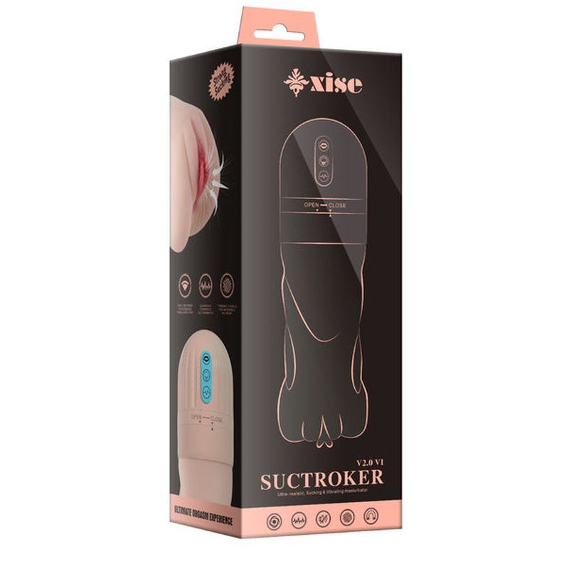 Suctroker Dual Hardness Vibrating Sucking Pussy