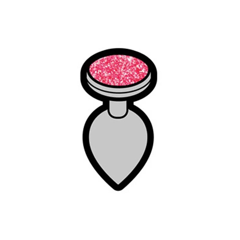 Gem Butt Plug Enamel Pin