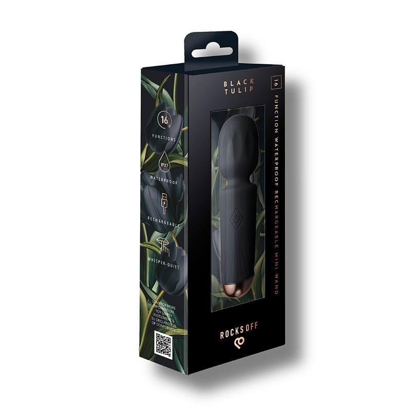 Rechargeable Mini Wand Black Tulip