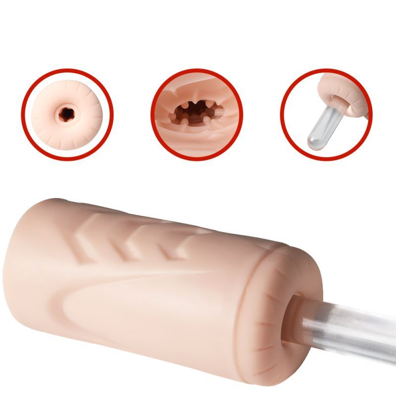 Suctroker Dual Density Vibrating Sucking Vaginal Masturbator V1