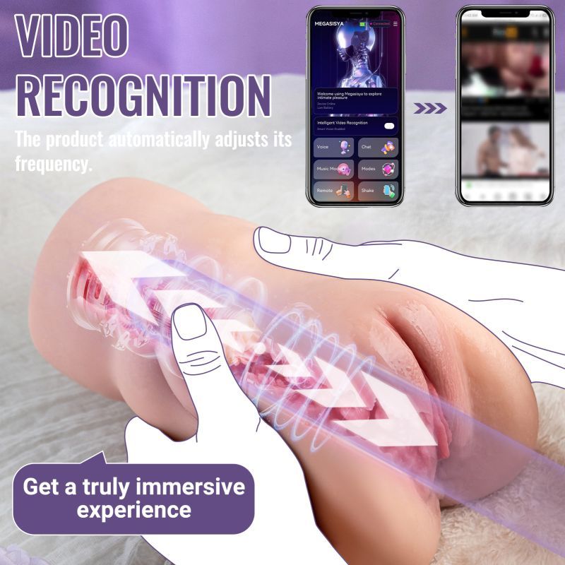 Sora App Controlled Thrusting Vibrating Realistic Vaginal Masturbator