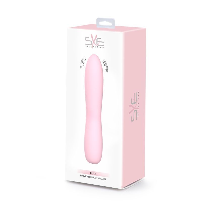 Bella Silicone 140mm Bullet Massager Pink