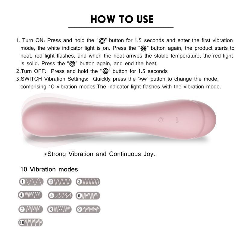 Maya Curve Silicon Vibrator Pink