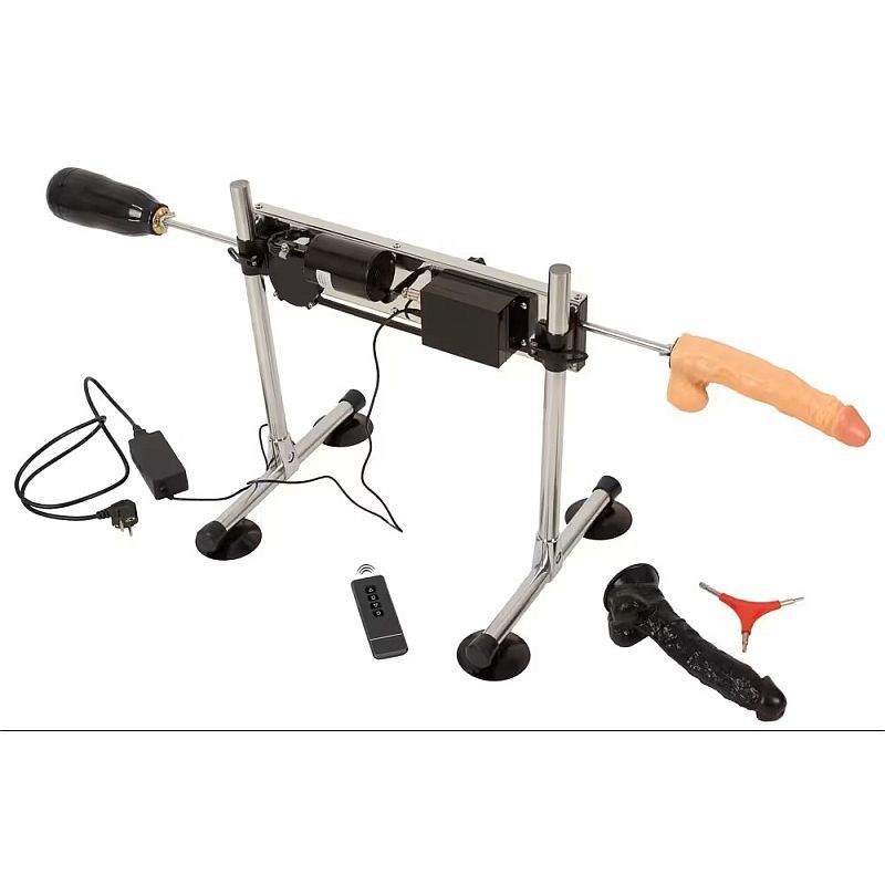 Dual Sided Sex Machine with Attachments