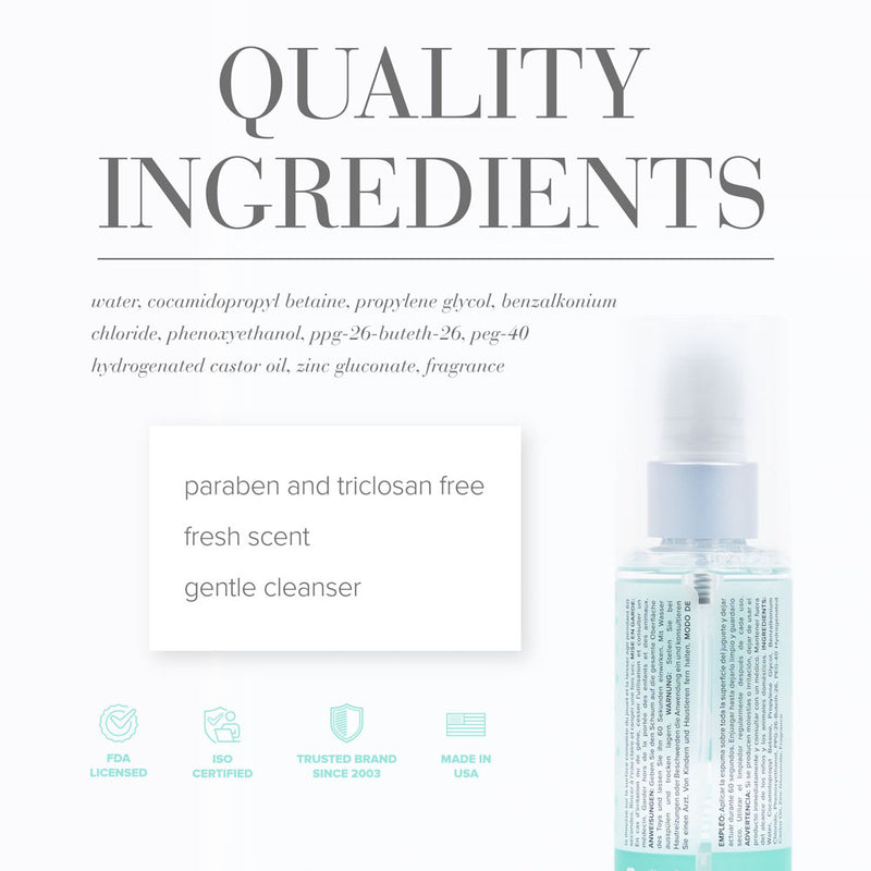 JO Misting Toy Cleaner - 120 mL - Misting Toy Cleaner - 120 ml Spray Bottle