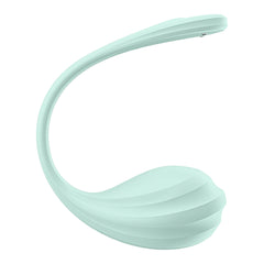 Satisfyer Smooth Petal - Mint - Mint USB Rechargeable Wearable Stimulator with App Control