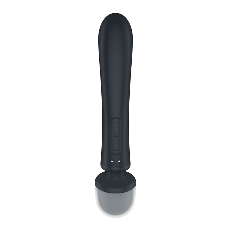 Satisfyer Triple Lover - Grey USB Rechargeable Rabbit Vibrator and Massage Wand