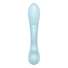 Satisfyer Triple Oh - Light Blue USB Rechargeable Rabbit Vibrator