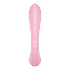 Satisfyer Triple Oh - Pink USB Rechargeable Rabbit Vibrator