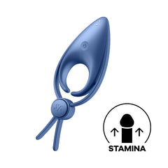Satisfyer Sniper - Blue - Blue Vibrating Adjustable Lasso Cock Ring