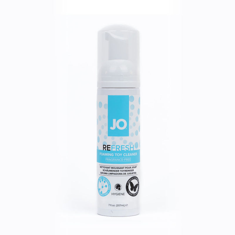 JO Refresh Foaming Toy Cleaner - 207 mL - Foaming Toy Cleaner - 207 ml Bottle