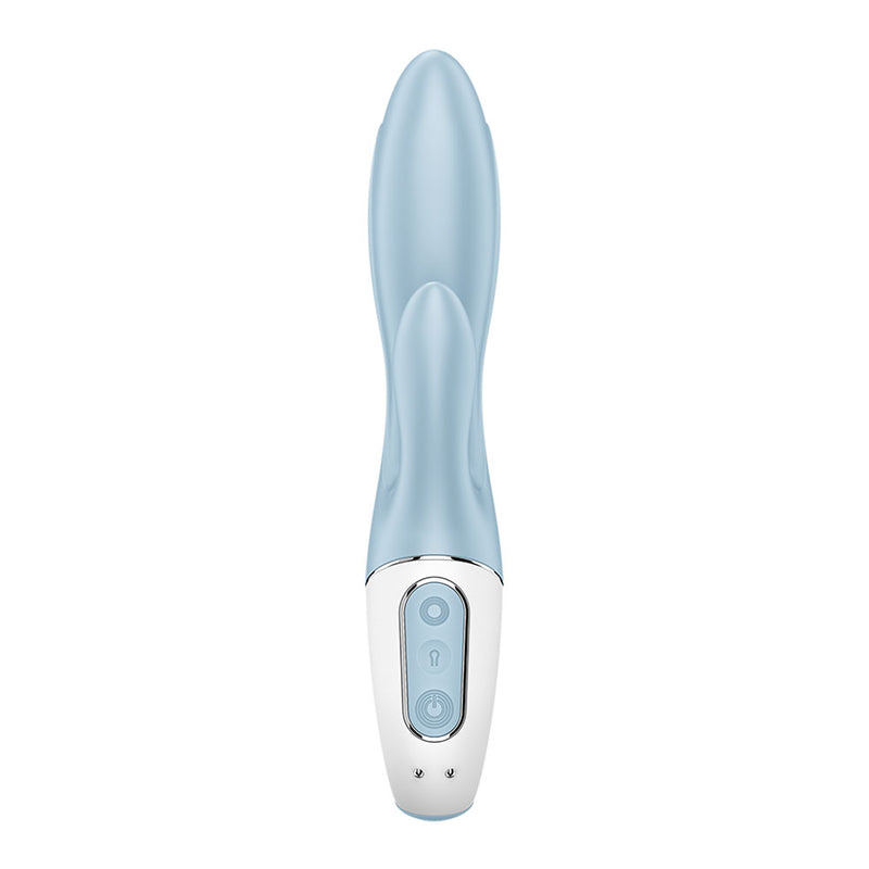 Satisfyer Air Pump Bunny 1 - Blue USB Rechargeable Inflatable Rabbit Vibrator
