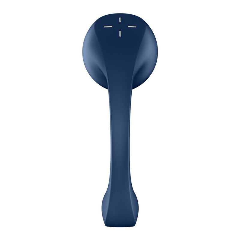 Satisfyer Pro+ Wave 4 - Blue USB Rechargeable Vibrator with Air Pulse Stimulation and App Control