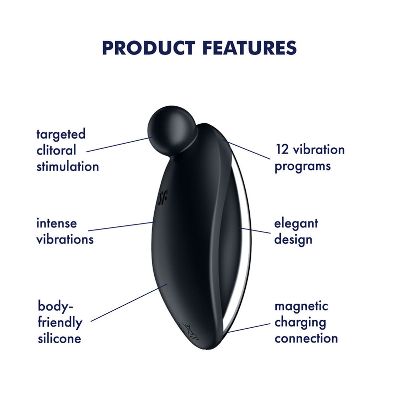 Satisfyer Spot On 2 - Black USB Rechargeable Stimulator